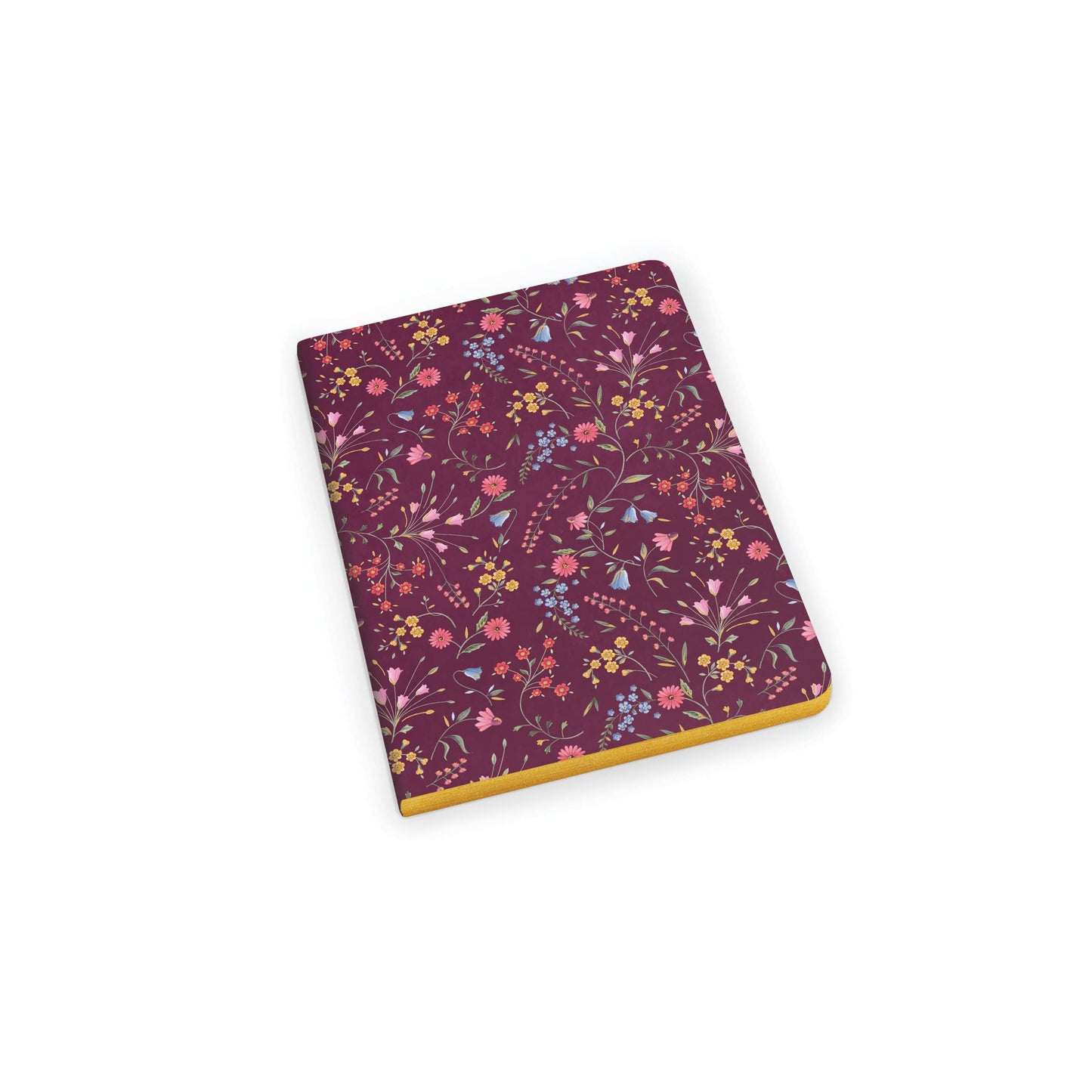 Cuaderno A5 con labrado dorado - "TINY BLOOMS"