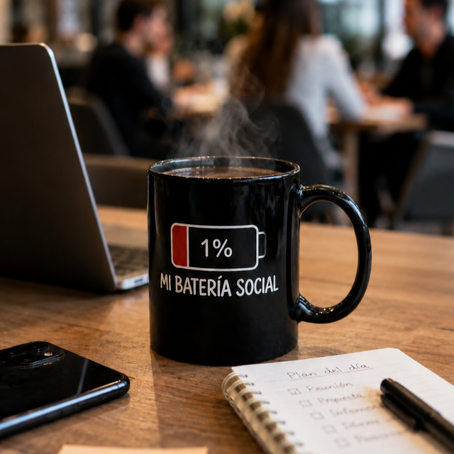 Taza batería social