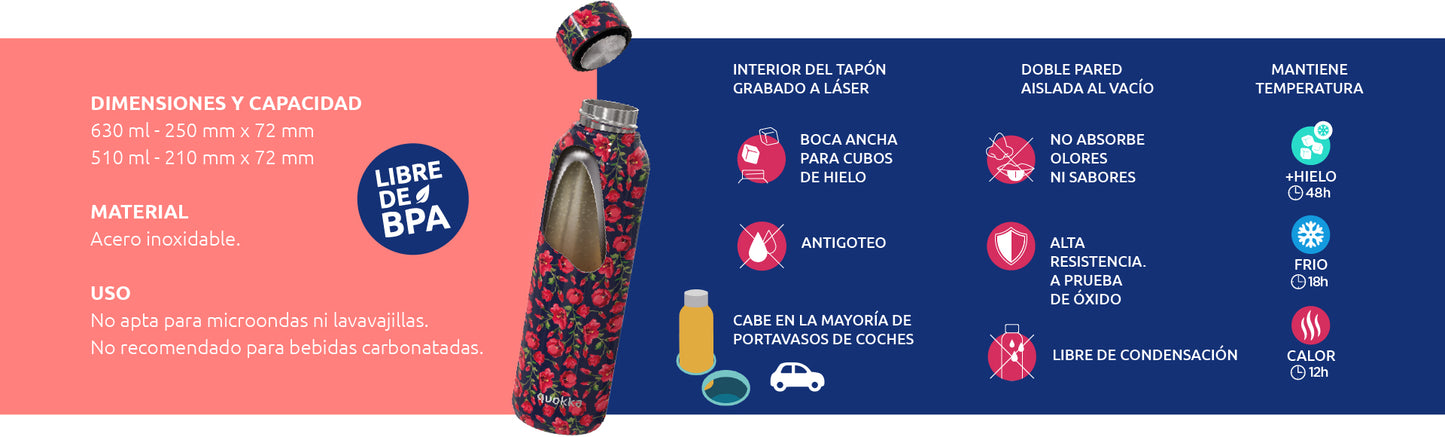 Botella térmica sun garden 630ml