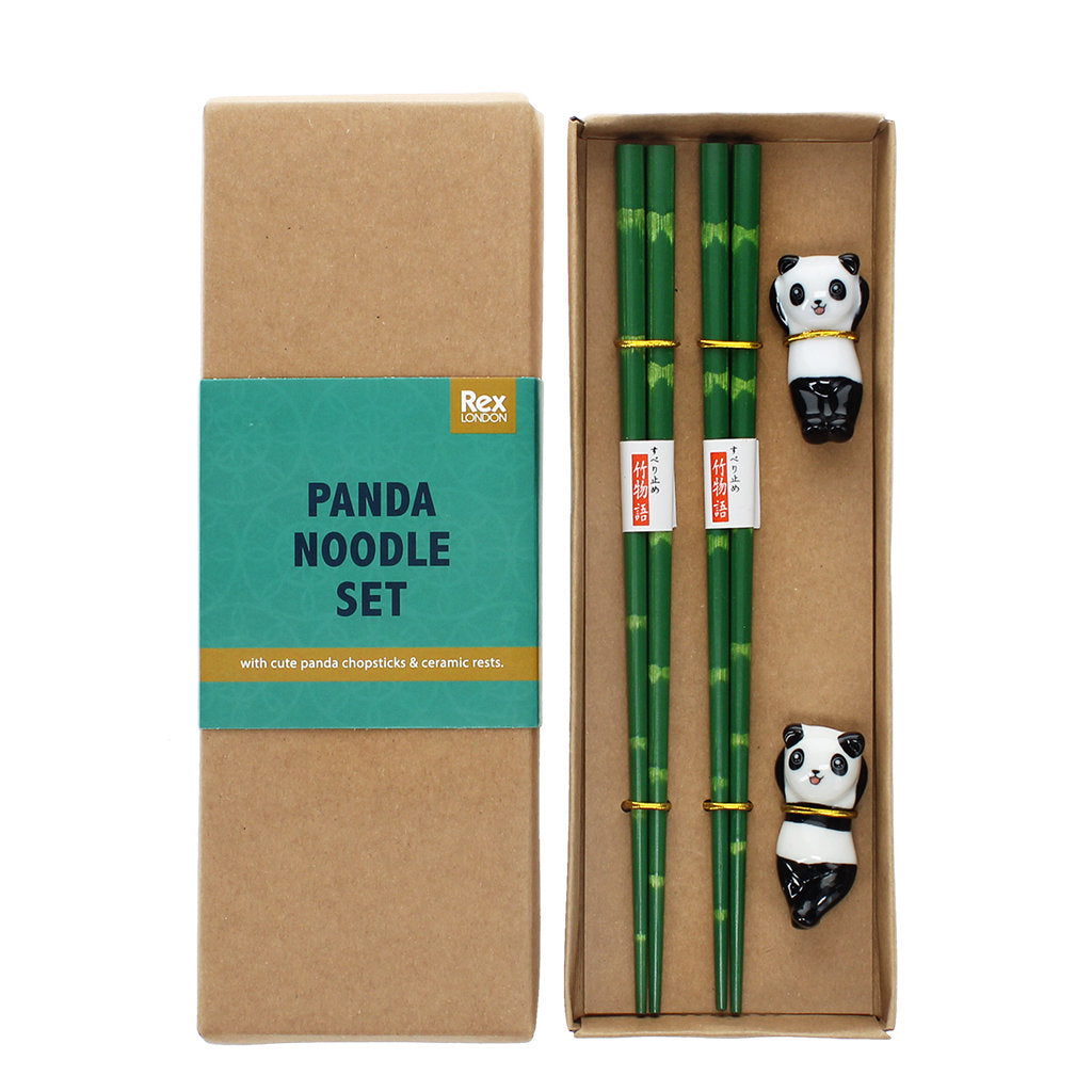 Set palillos / reposa palillos PANDA