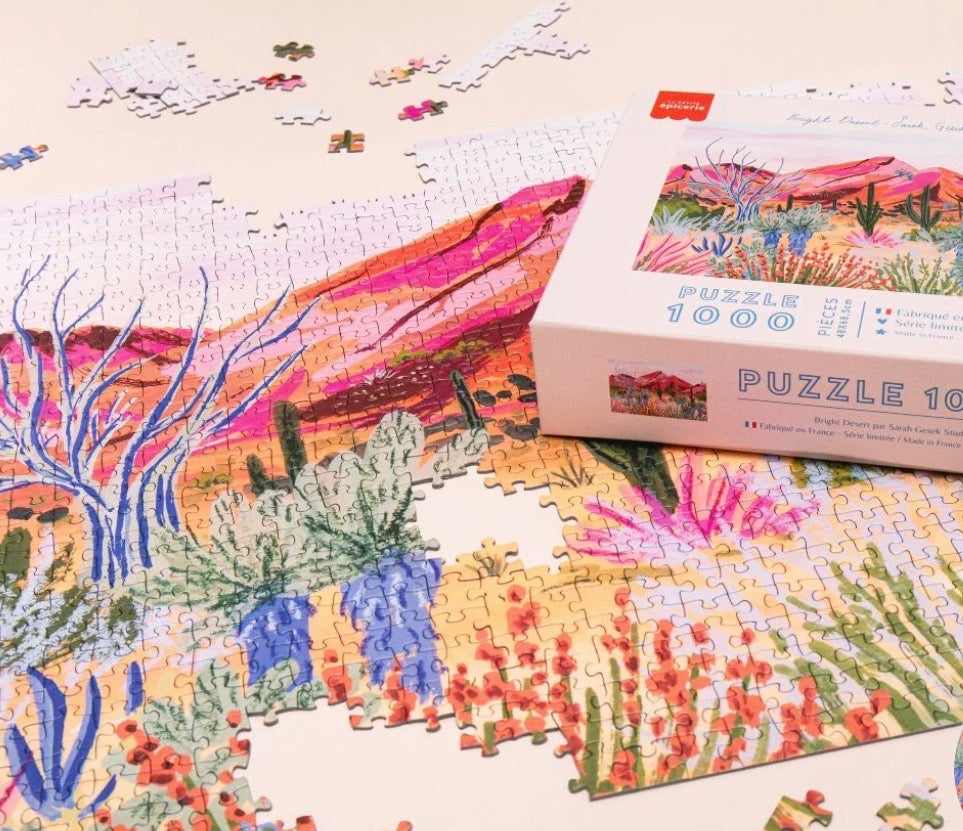 Puzzle 1000 pink desert