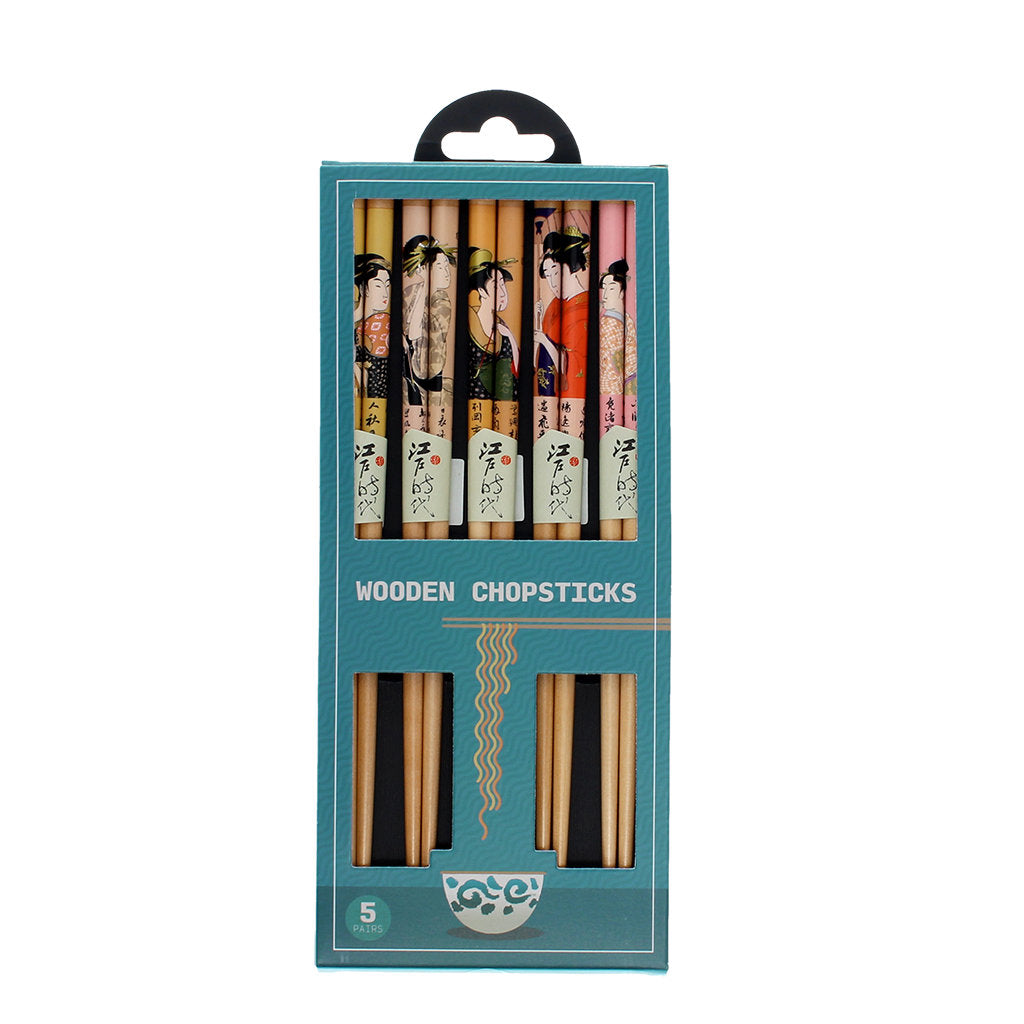 Set 5 palillos geisha
