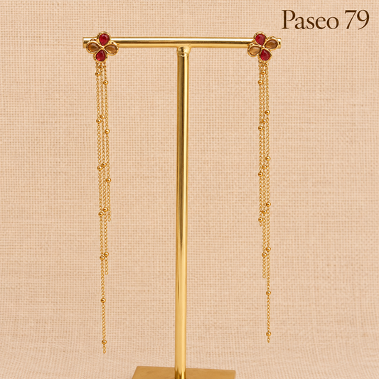 Pendiente flower b