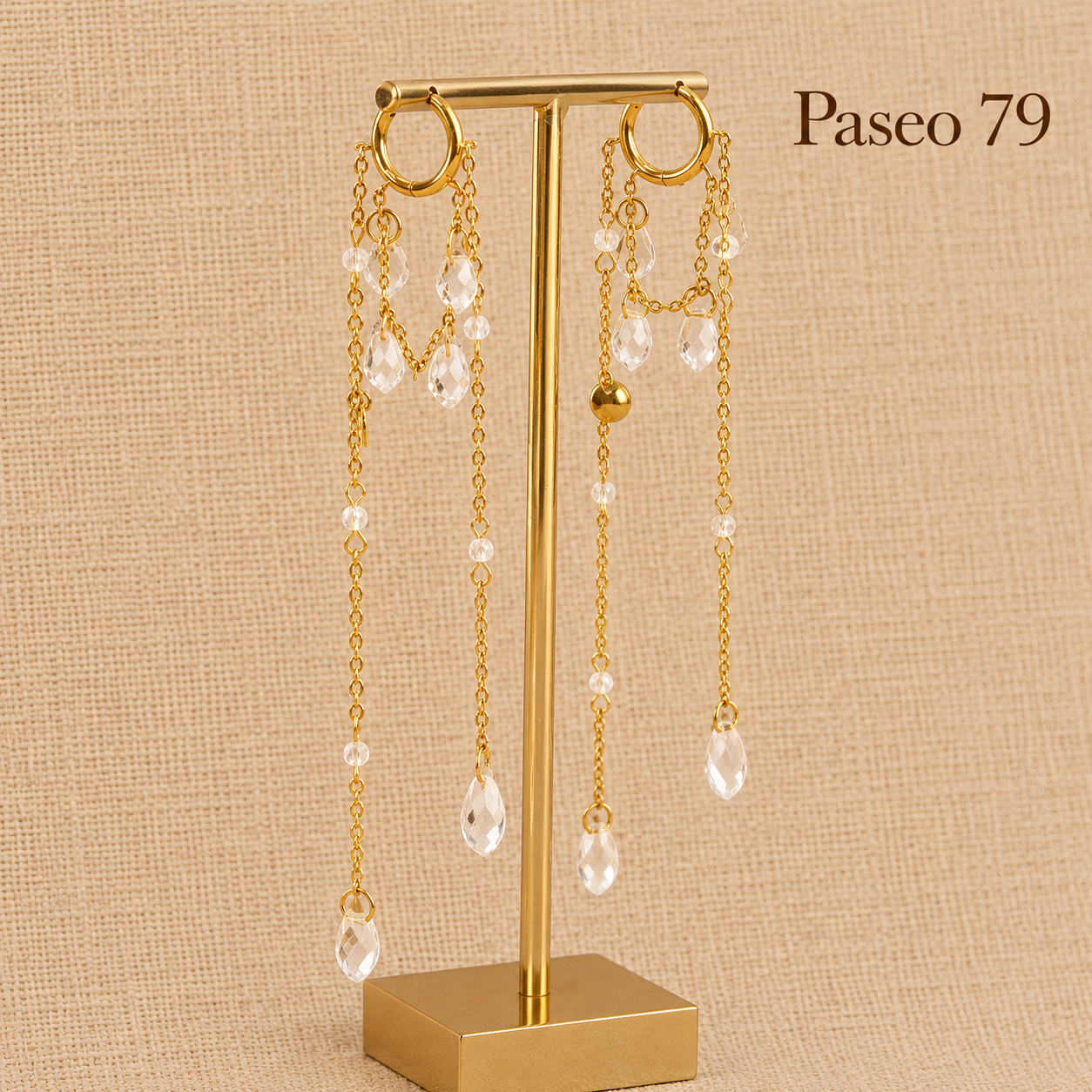 Pendientes cristal fall