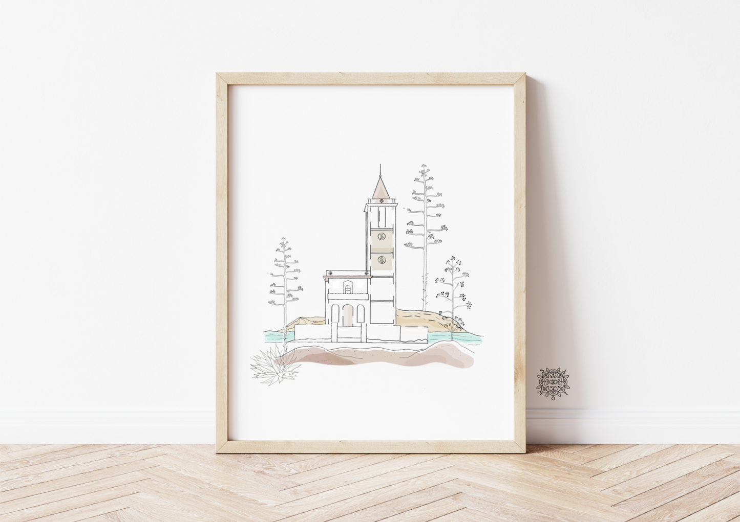 Ilustración Iglesia de Cabo de Gata